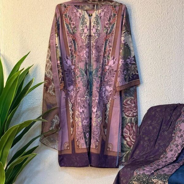 Premium Silk Stitched 3 piece Set