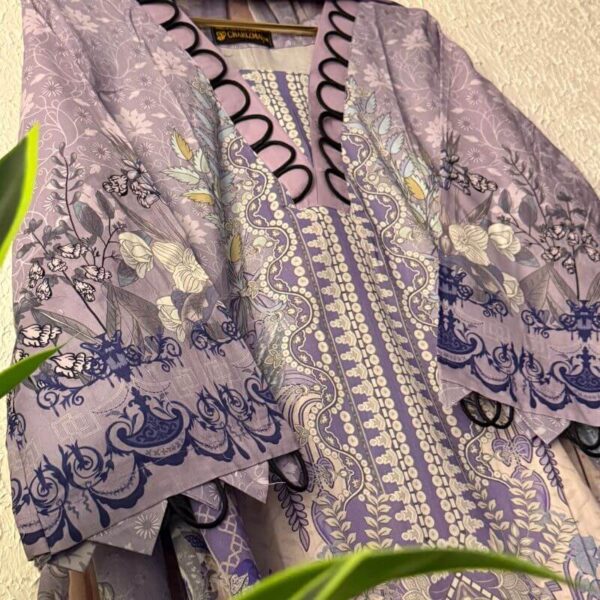 Zamzam Cotton Stitched 3 piece Set - Image 2