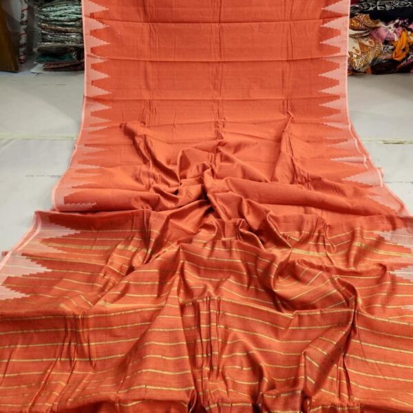 হাল্ফসিল্ক টেম্পল পাইর শাড়ী