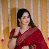 হাফসিল্ক বল্ক প্রিন্ট শাড়ী