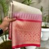 ইন্ডিয়ান খাদি কাতান শাড়ি - Image 3