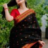 পিওর আড়ংয়ের কটন নকশি পাইর শাড়ী
