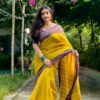 আরং কটন টেম্পল পাইর শাড়ি - Image 2