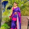 চেরি সিল্ক শাড়ি - Image 2