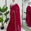 ইন্ডিয়ান খাদি কাতান শাড়ি - Image 2