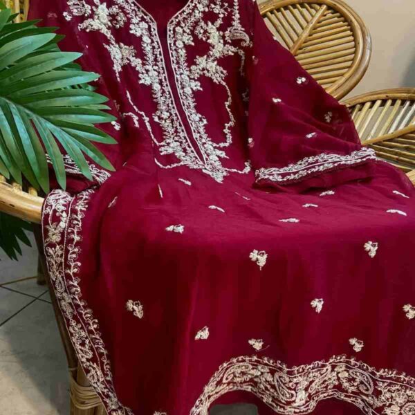 Pakistani Chiffon Luxury suit set - Image 2