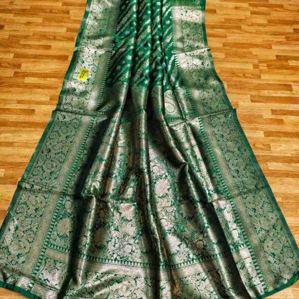 🥻Indian Banarasi Silk Katan Saree💫 - Image 7