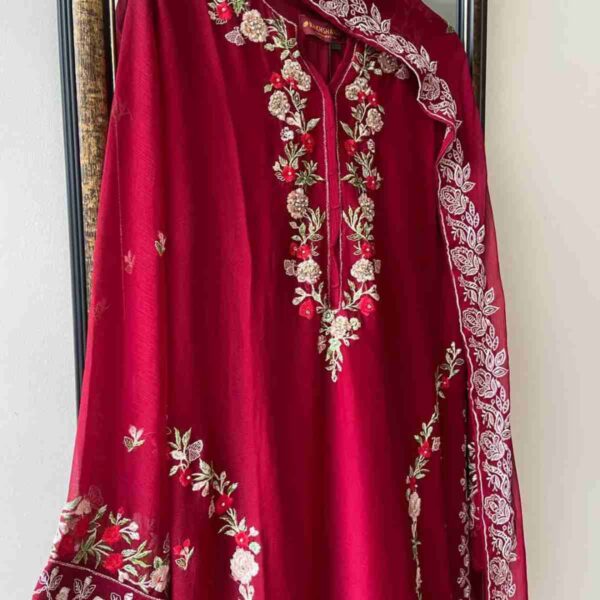 Pakistani Chiffon Luxury suit set - Image 5